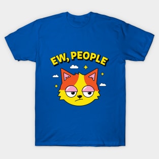 EW PEOPLE cute cat T-Shirt